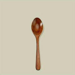 Long Handle Soup Spoon Wooden Vintage Spoon Mixing Spoons