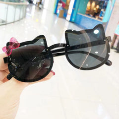 Girl's Cartoon Cat Frame Sunglasses for Holiday Party