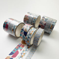 3 Rolls Washi Tape Combo for Bullet Journal Gift Wrapping DIY