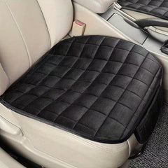 Memory Foam Car Seat Cushion w/ Non Slip Bottom & Storage Pouch