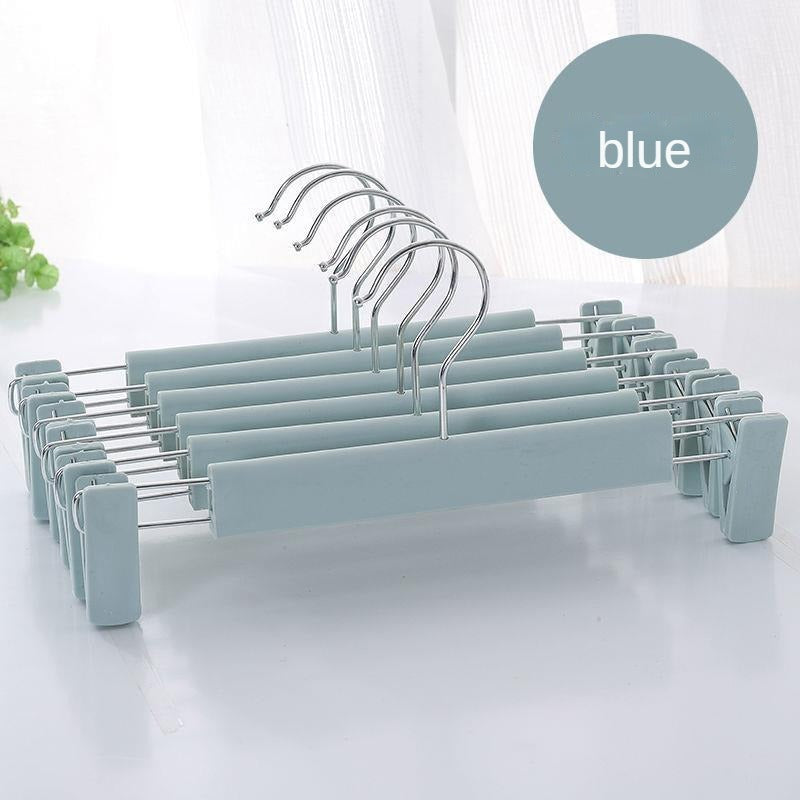 10pcs Non Slip Telescopic Pants Hangers Clothes Drying and Organization