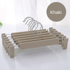 10pcs Non Slip Telescopic Pants Hangers Clothes Drying and Organization
