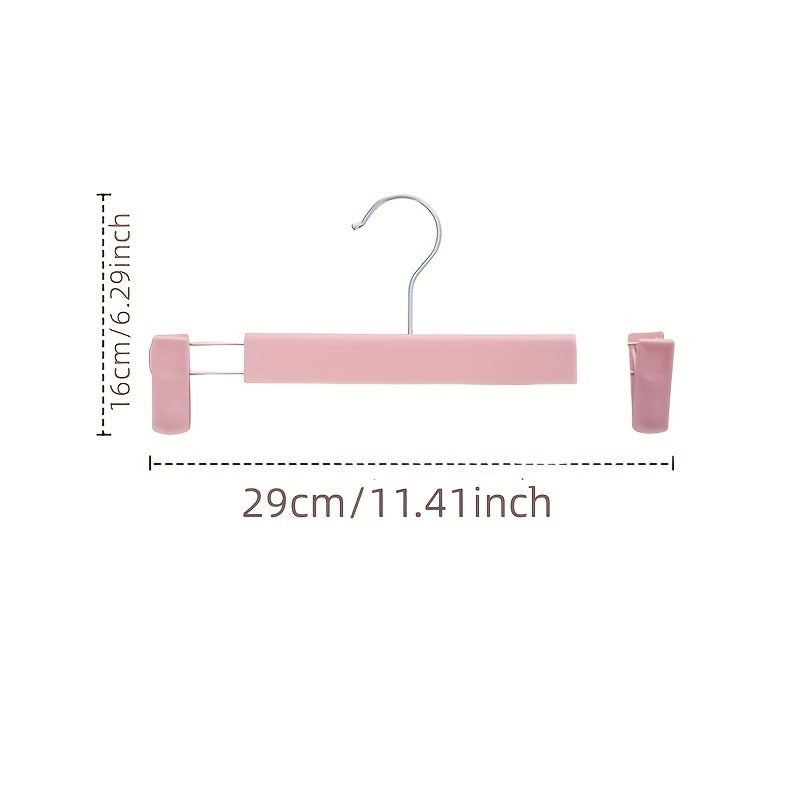 10pcs Non Slip Telescopic Pants Hangers Clothes Drying and Organization