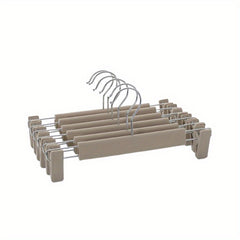 10pcs Non Slip Telescopic Pants Hangers Clothes Drying and Organization