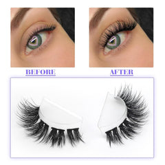 Wispy Eyelash Extensions 3D DIY Individual Faux Mink Lashes