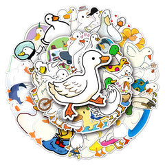 50pcs Duck Series Waterproof Stickers for Motorcycle Laptop Helmet Mug Decor