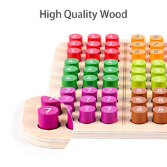 Wooden Sudoku Chess Game Set for Kids - Educational Brain Training Toy