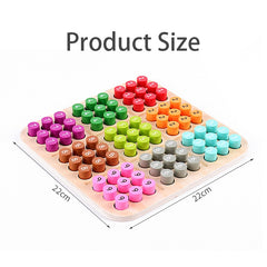 Wooden Sudoku Chess Game Set for Kids - Educational Brain Training Toy