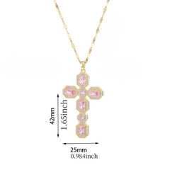 Girl's Rhinestone Pendant Necklace for Banquet Party