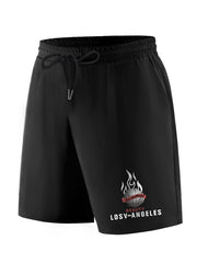 Men's Printed Active Shorts With Pockets