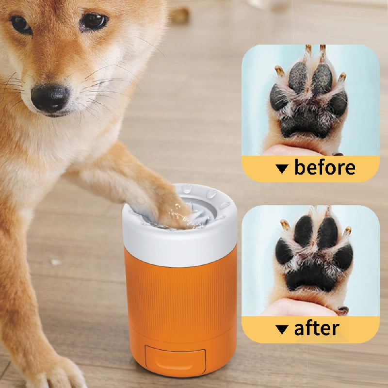 Portable Dog Paw Cleaner Grooming Tool