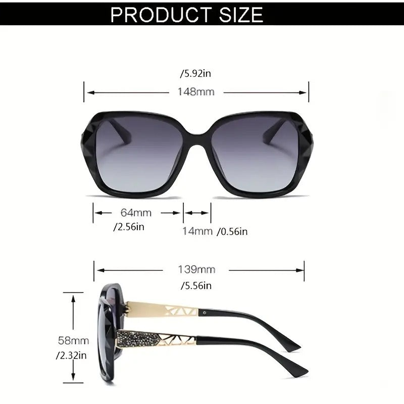 Oversized Cat Eye Sunglasses Clear Frame Glasses Gradient Lens