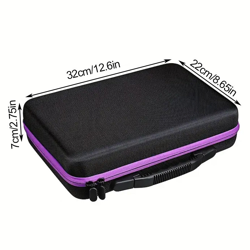 60 Slots Essential Storage Case Nail Polish Carrying Case Makeup Bag