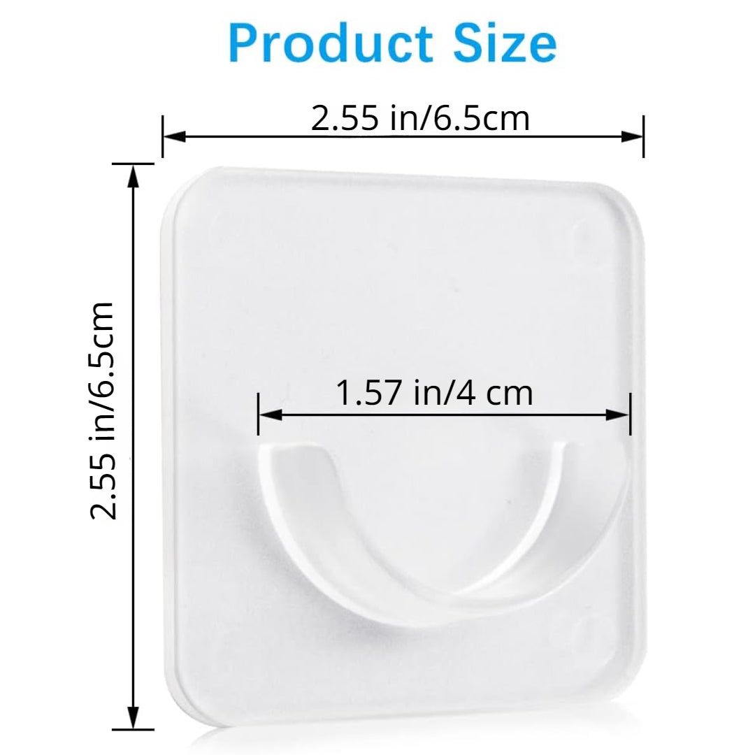 10pcs Adhesive Shower Rod Holders Clear Tension Rod Holder Bathroom Accessories