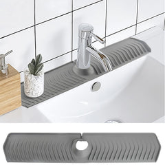 Kitchen Sink Splash Guard Silicone Drip Catcher Tray for Faucet