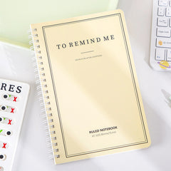 Coil Student Diary Learning Stationery Notebook Horizontal Line Notepad