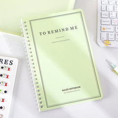 Coil Student Diary Learning Stationery Notebook Horizontal Line Notepad