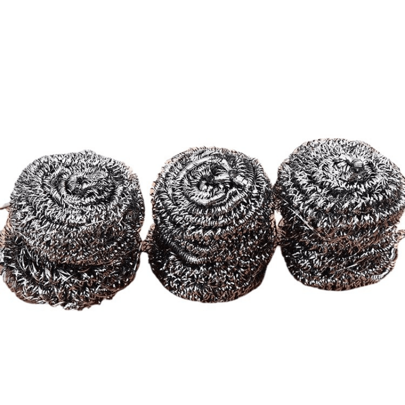 6pcs Steel Wire Ball Stainless Steel Sponges Scrubbers Cleaning Ball