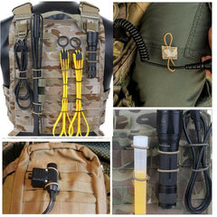 5pcs Outdoor Tactical Backpack Vest Buckles Fixed Binding Buckle