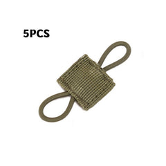 5pcs Outdoor Tactical Backpack Vest Buckles Fixed Binding Buckle