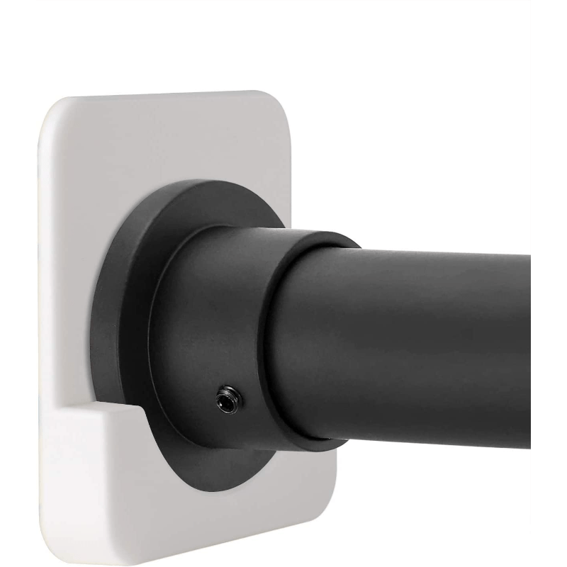 Shower Curtain Rod Holder for Wall Non-Destructive Installation