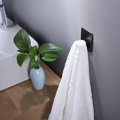 Stainless Steel Adhesive Towel Hook Coat Hat Hook Bathroom Wall