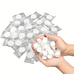 10pcs Compressed Towels Portable Disposable Mini Tissue Tablets Travel Camping