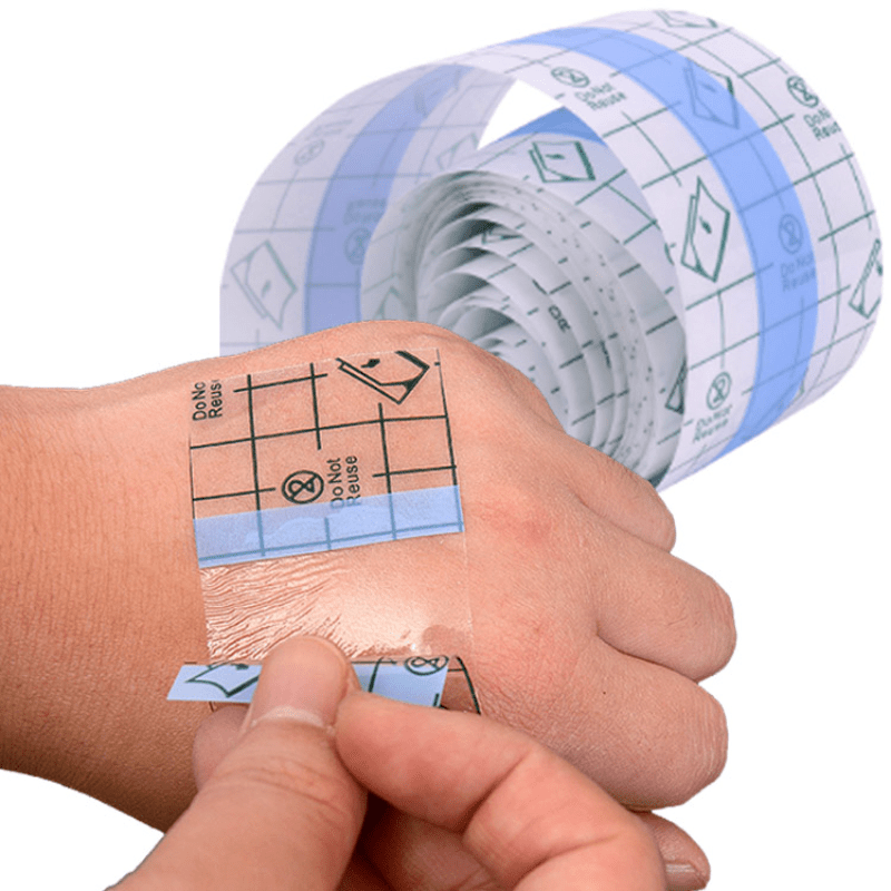 Outdoor Waterproof PU Film Tape Skin Protection For Sports Tattoo Aftercare
