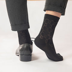 5 Pairs Men's Thin Breathable Business Socks