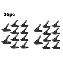 20pcs Tarp Clips Snap Hangers Tighten Tool for Outdoor Camping