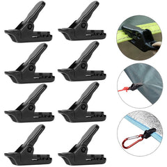 20pcs Tarp Clips Snap Hangers Tighten Tool for Outdoor Camping