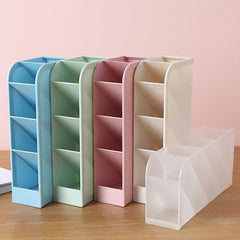 Translucent Pen & Brush Holder - Office & School Supplies Organizer