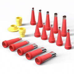 22pcs Stainless Steel Caulk Nozzle Set for Sealant Finishing