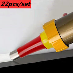 22pcs Stainless Steel Caulk Nozzle Set for Sealant Finishing