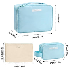 Waterproof Travel Makeup Bag Large Capacity Cosmetic Storage Organizer