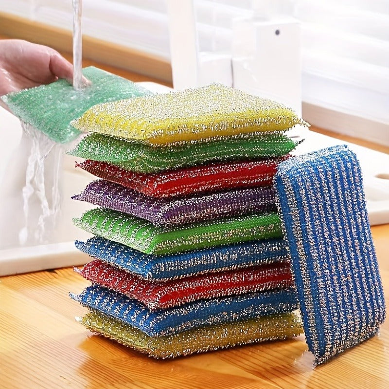 8pcs Colorful Non-stick Sponge Block Cleaning Decontamination Sponge