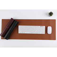 Large PVC Leather Mouse Pad for Office Computer Desk