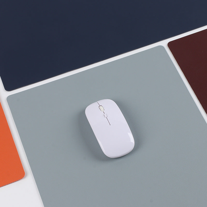 Large PVC Leather Mouse Pad for Office Computer Desk