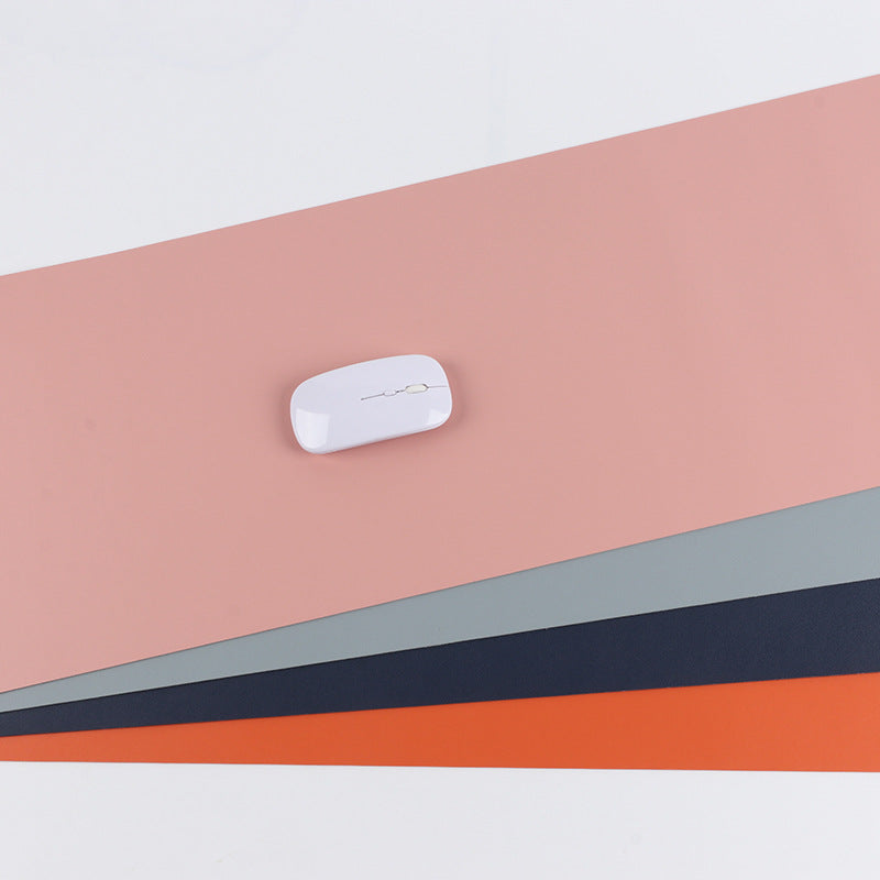 Large PVC Leather Mouse Pad for Office Computer Desk