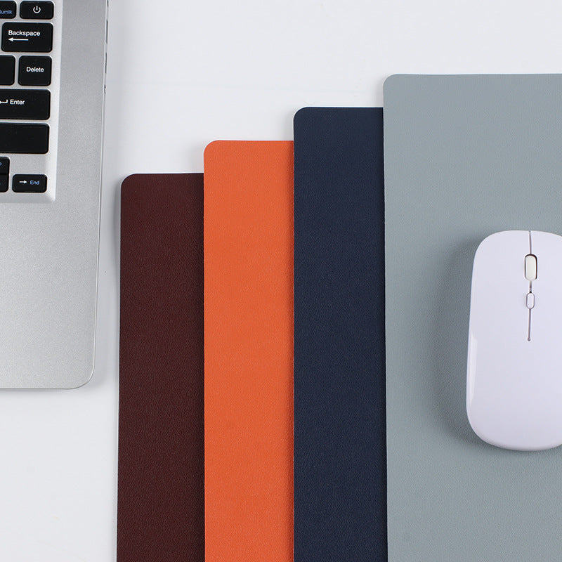 Large PVC Leather Mouse Pad for Office Computer Desk
