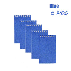 5pcs Mini Memo Notebooks Small Spiral Notepads Pocket Notebook Blank Shining