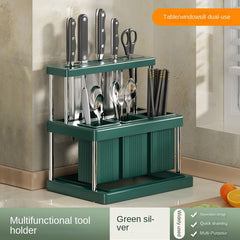 Kitchen Countertop Chopsticks Cage Storage Rack