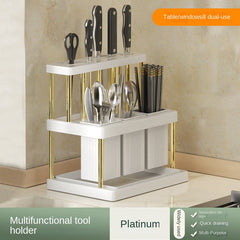 Kitchen Countertop Chopsticks Cage Storage Rack