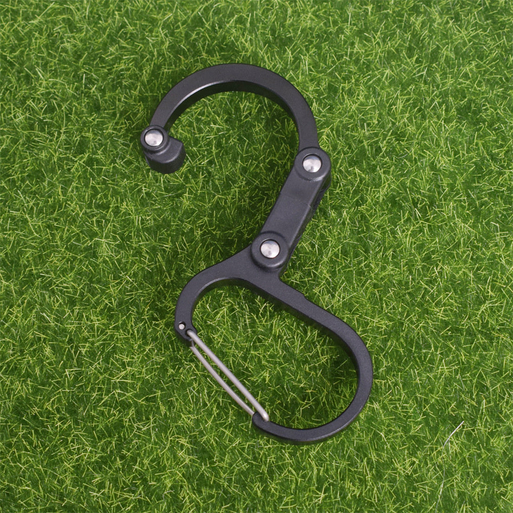 D-Shaped Alloy Buckle for Camping Hiking