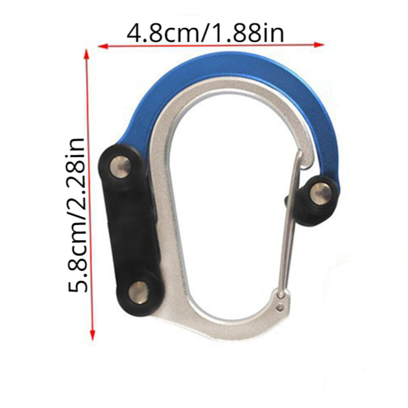 D-Shaped Alloy Buckle for Camping Hiking