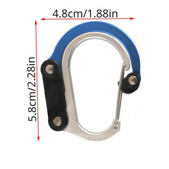 D-Shaped Alloy Buckle for Camping Hiking