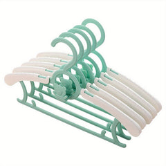 5pcs Baby Closet Hangers Non Slip & Retractable For Newborn