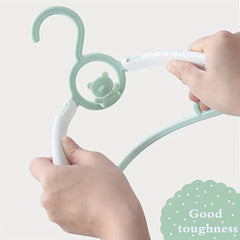 5pcs Baby Closet Hangers Non Slip & Retractable For Newborn
