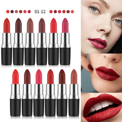 Matte Bullet Lipstick Waterproof & Smudge Proof Tube