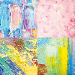 24pcs Scrapbook Paper Journal Material Pigment Background Single Sided Paper